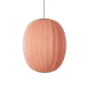 Made By Hand - Pendellampe - Knit-Wit 65 High Oval Pendant - Coral