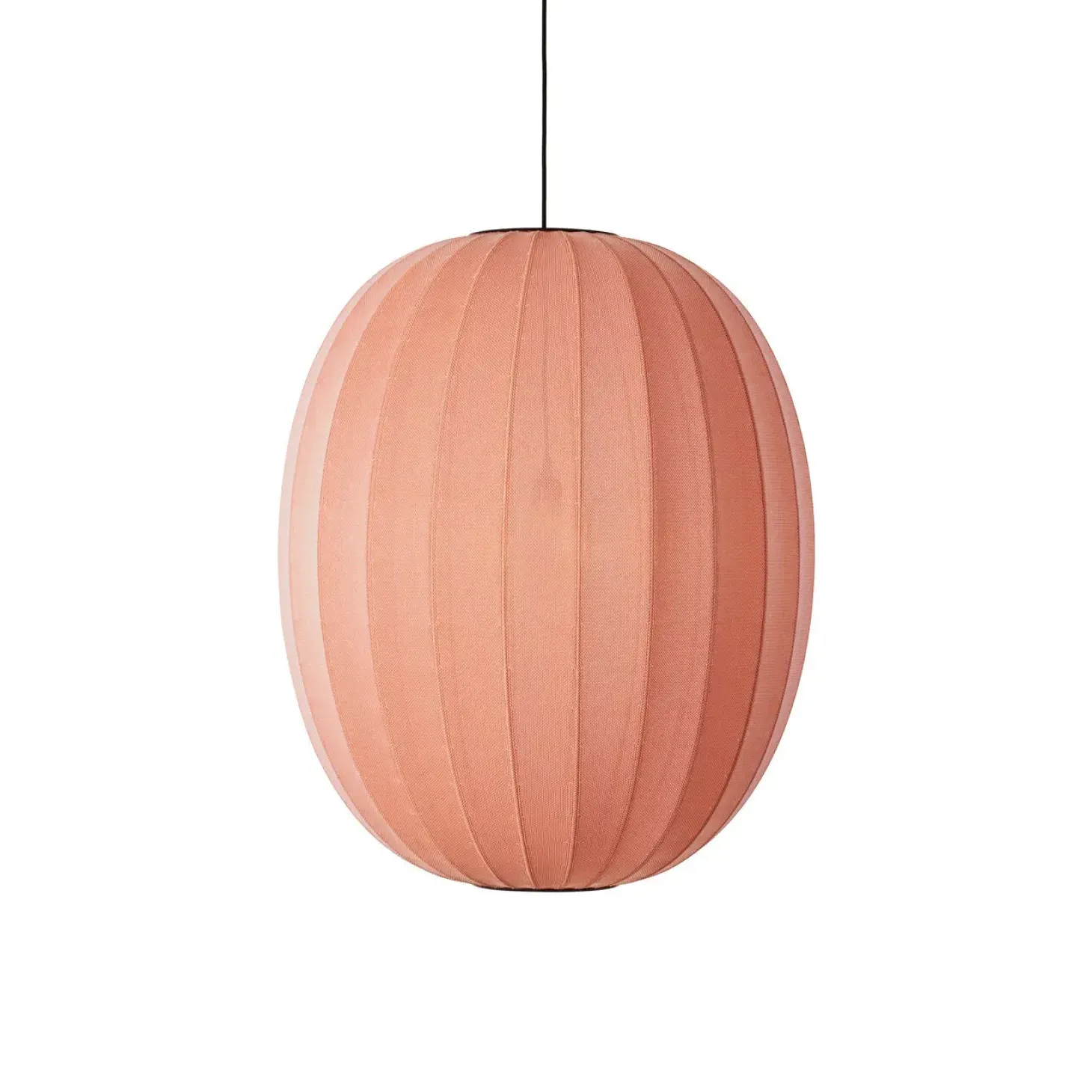 Made By Hand - Pendellampe - Knit-Wit 65 High Oval Pendant - Coral