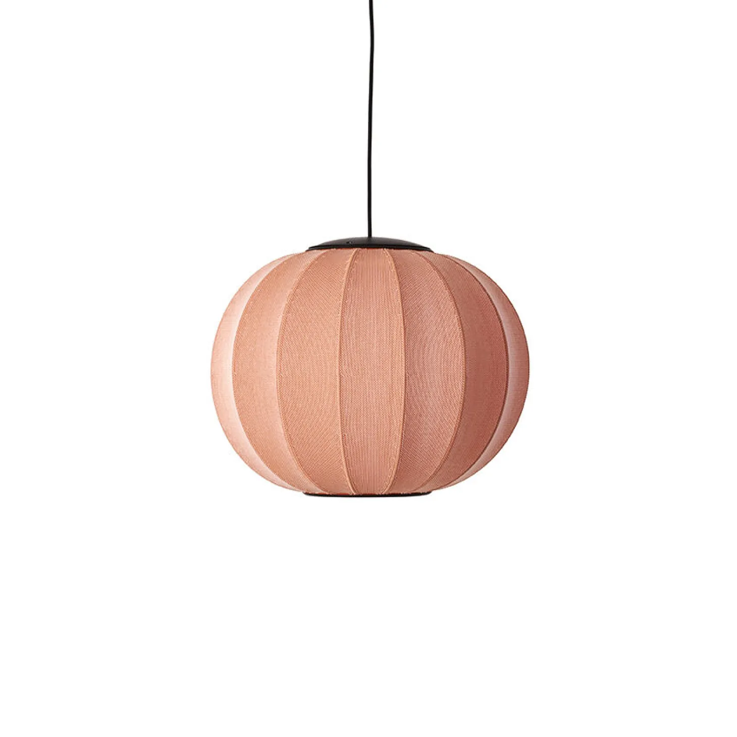 Made By Hand - Pendellampe - Knit-Wit 45 Round Pendant LED - Coral