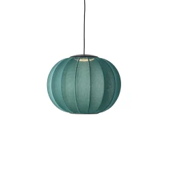 Made By Hand - Pendellampe - Knit-Wit 45 Round Pendant LED - Seagrass