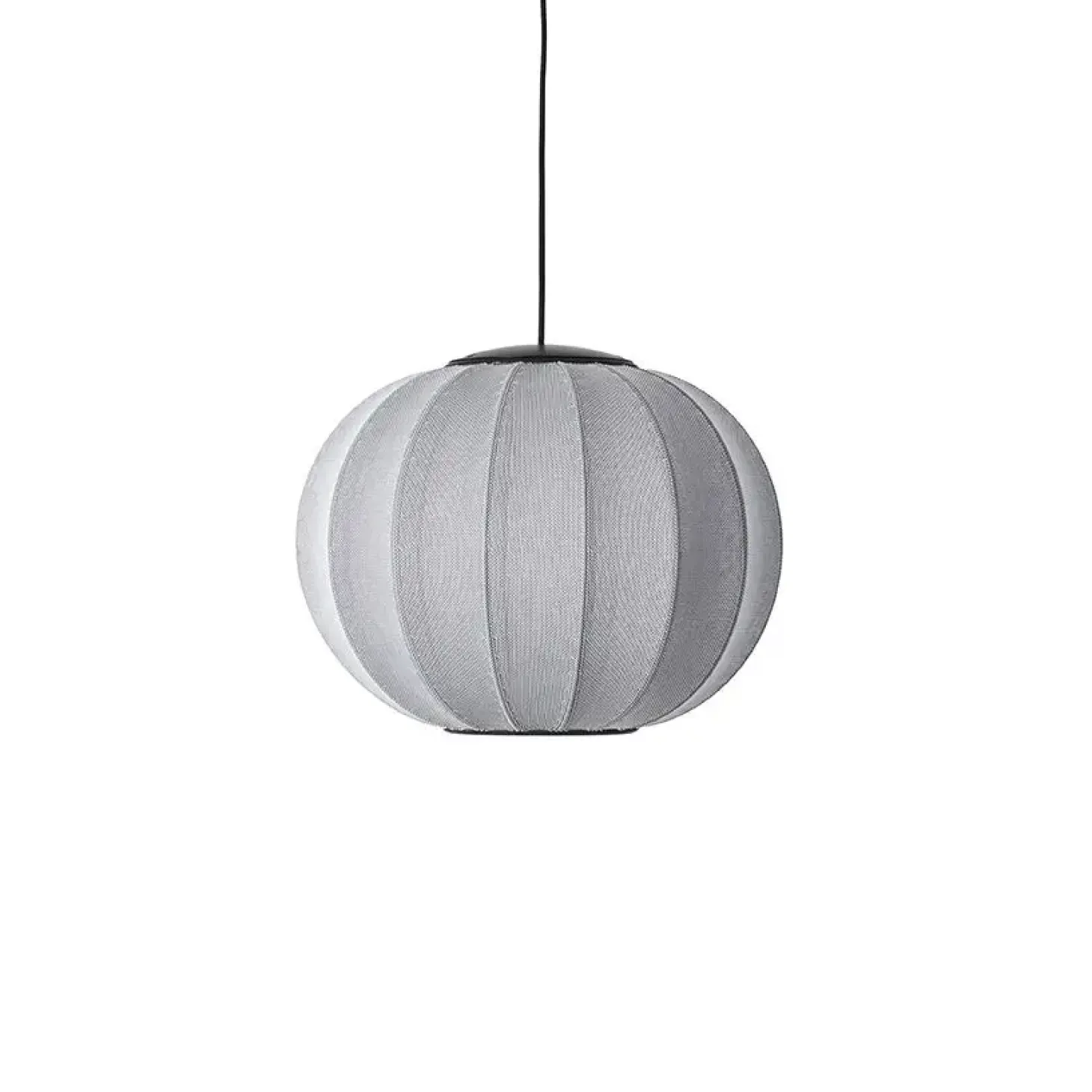 Made By Hand - Pendellampe - Knit-Wit 45 Round Pendant LED - Silver