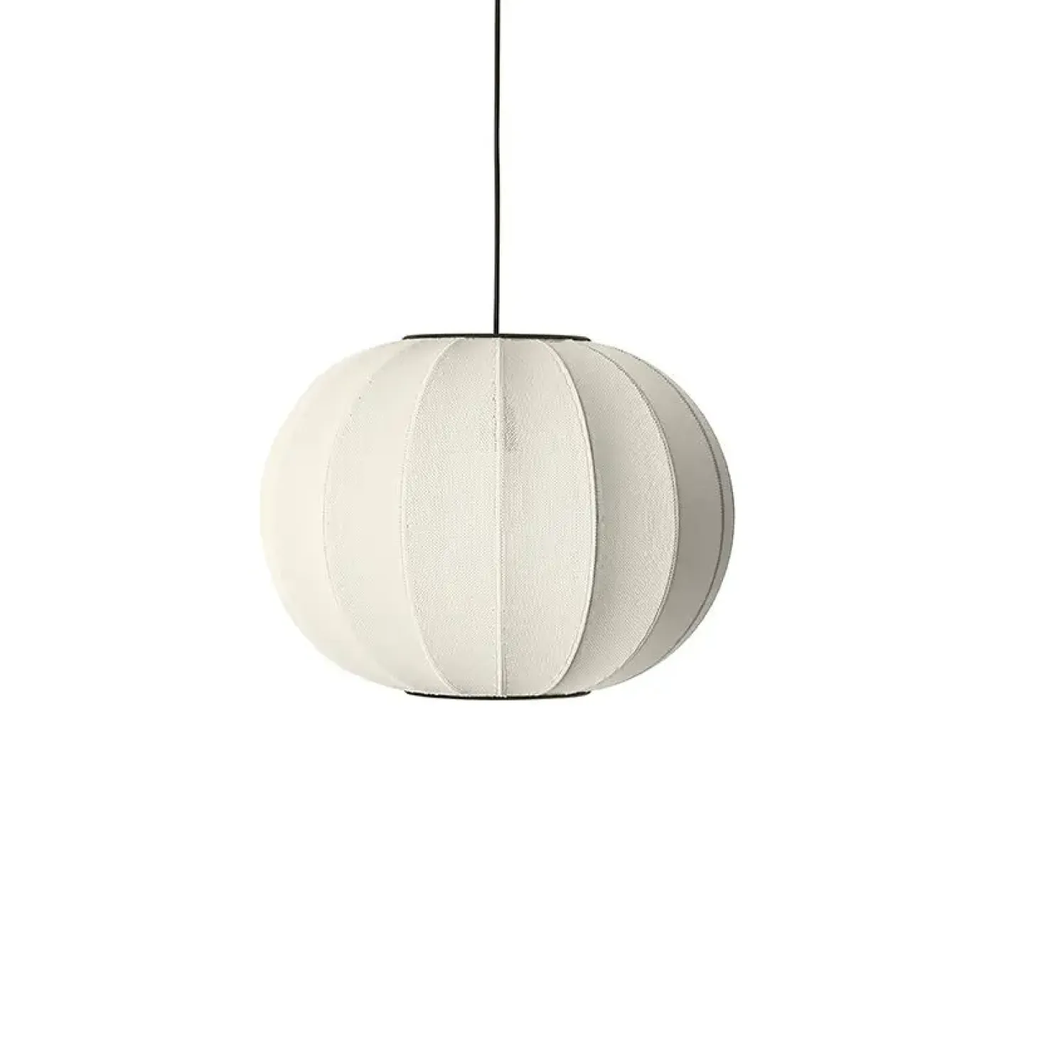 Made By Hand - Pendellampe - Knit-Wit 45 Round Pendant - Pearl White