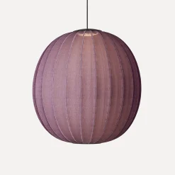 Made By Hand - Pendellampe - Knit-Wit 75 Round Pendant LED - Burgundy