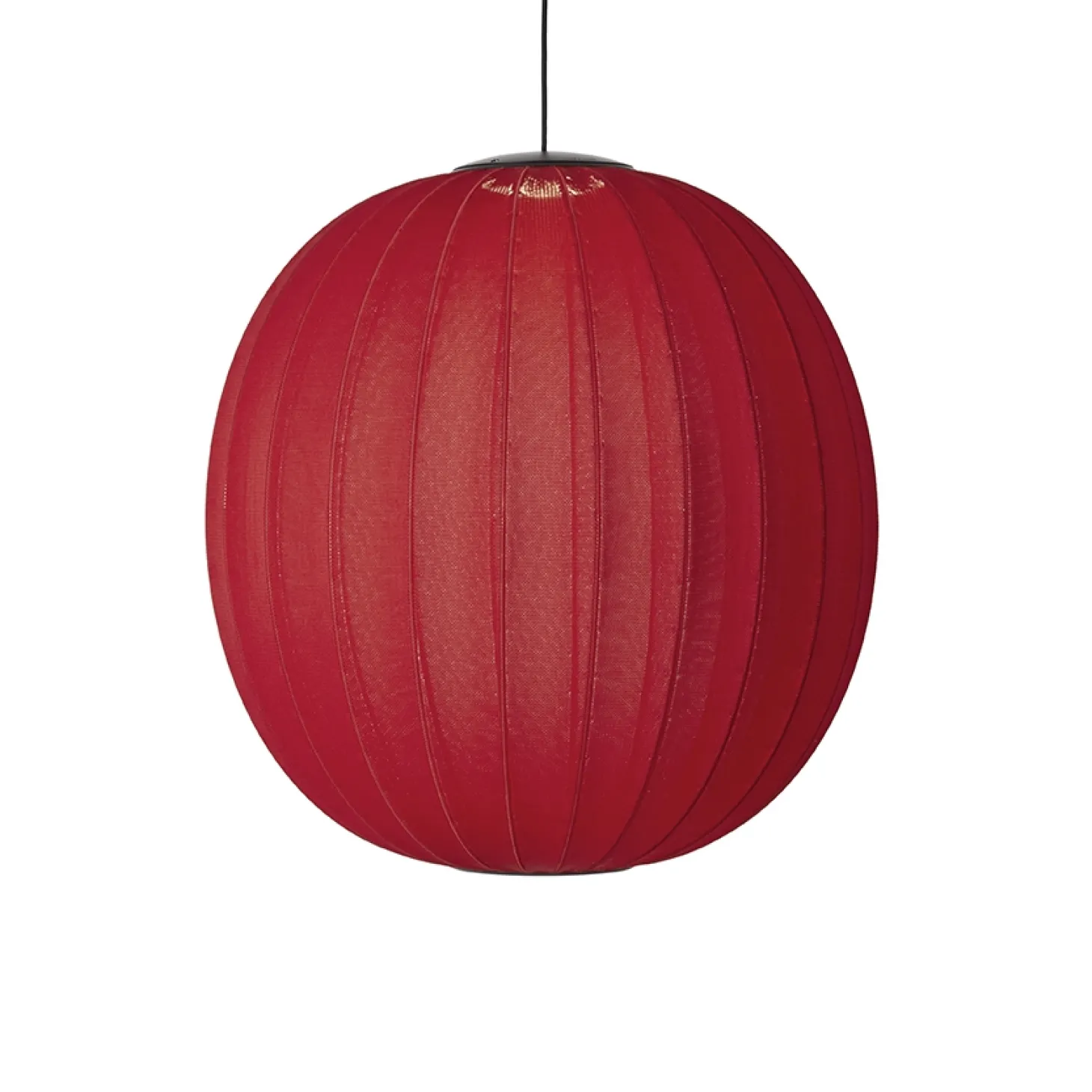 Made By Hand - Pendellampe - Knit-Wit 75 Round Pendant LED - Maple Red