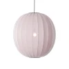 Made By Hand - Pendellampe - Knit-Wit 75 Round Pendant - Light Pink