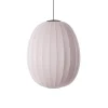 Made By Hand - Pendellampe - Knit-Wit 65 High Oval Pendant LED - Light Pink