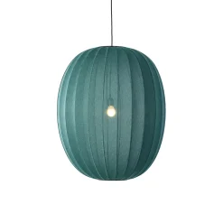 Made By Hand - Pendellampe - Knit-Wit 65 High Oval Pendant - Seagrass