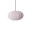 Made By Hand - Pendellampe - Knit-Wit 57 Oval Pendant - Light Pink
