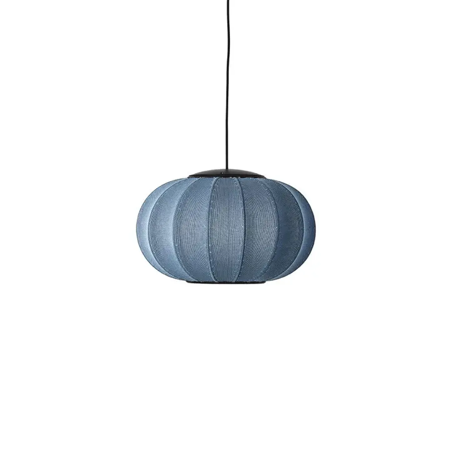 Made By Hand - Pendellampe - Knit-Wit 45 Oval Pendant LED - Blue Stone