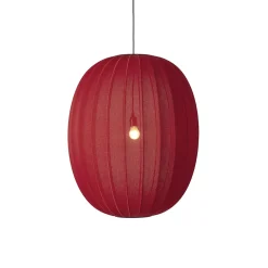Made By Hand - Pendellamper - Knit-Wit 65 High Oval Pendant - Maple Red