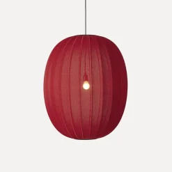 Made By Hand - Pendellamper - Knit-Wit 65 High Oval Pendant - Maple Red