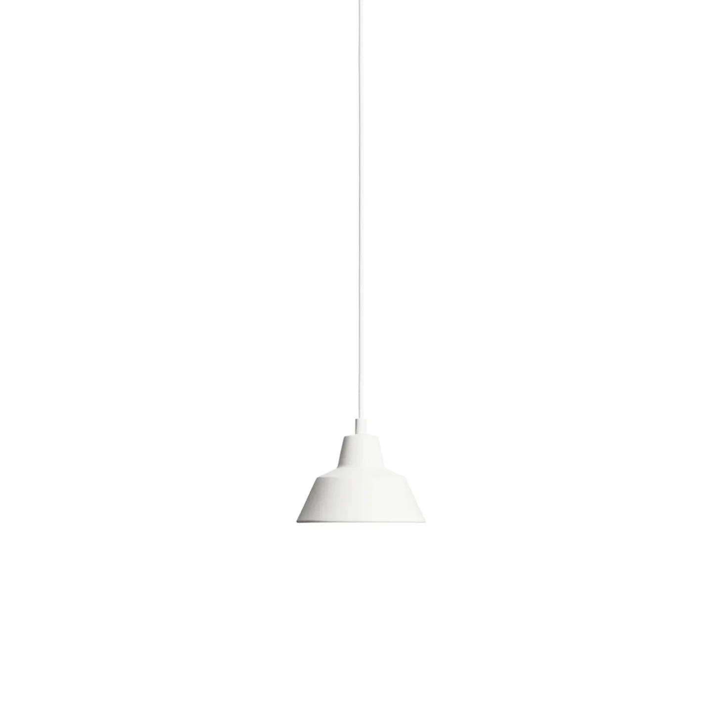 Made By Hand - Workshop Lamp W1 - Matte White