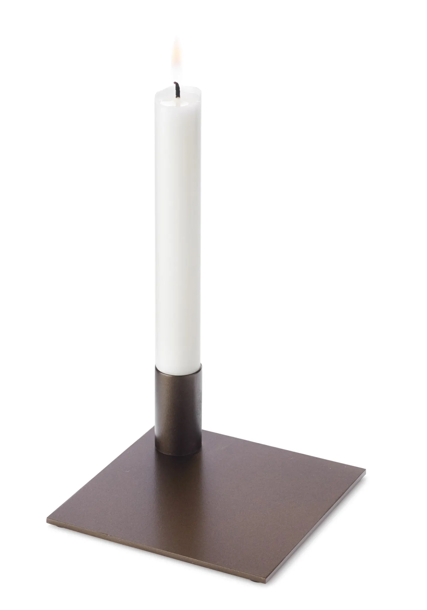 Malling living - Square lysestage, mørk bronze