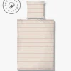 Mette Ditmer - ALIGN-sengesæt - Bright red/Sand - W140 x L220 cm