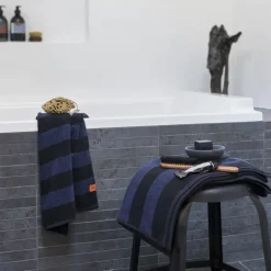 Mette Ditmer - AROS gæstehåndklæde (2-pack) - Midnight Blue
