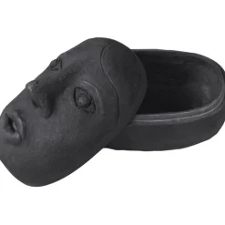 Mette Ditmer - ART PIECE Face krukke - Sort