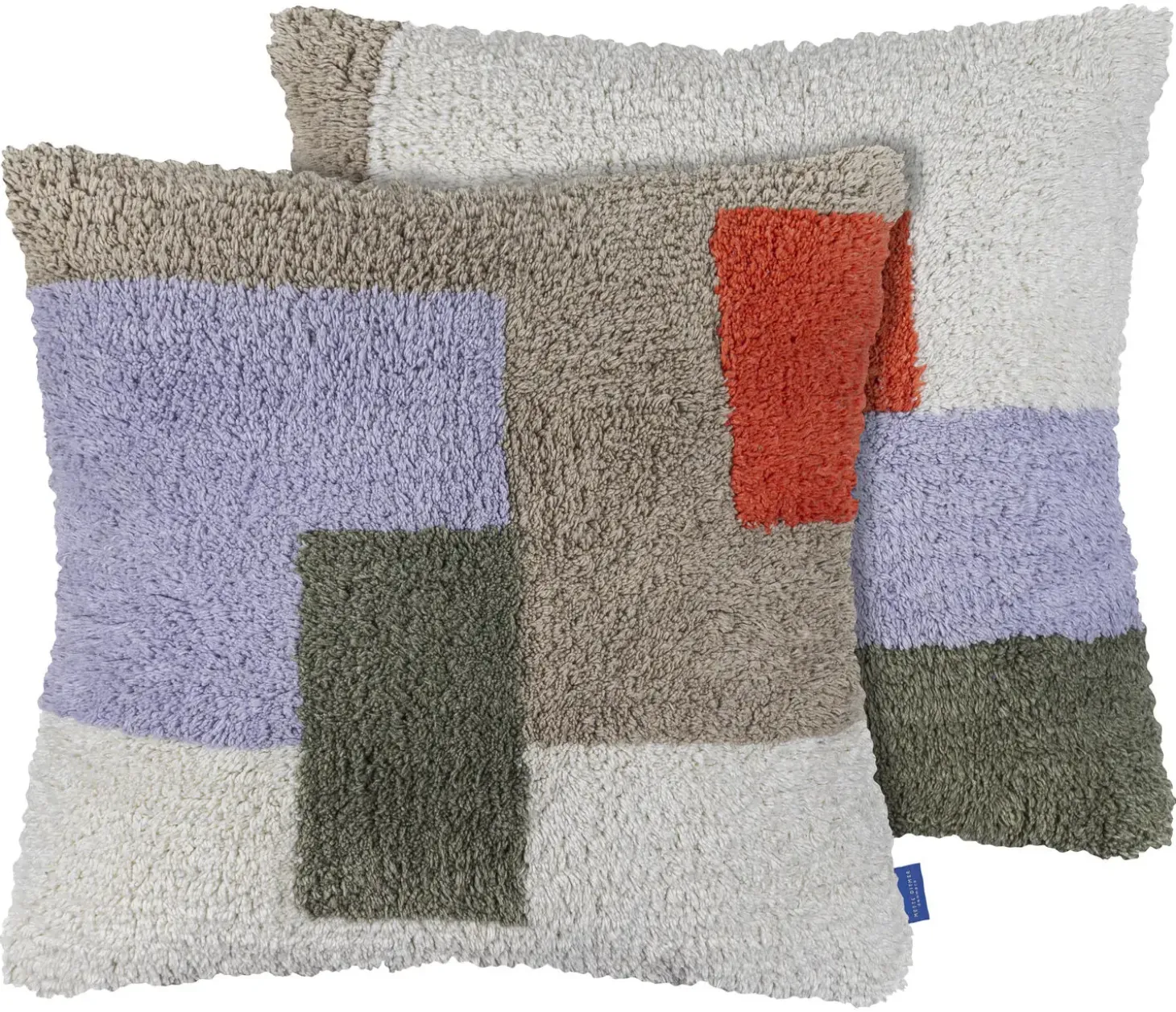 Mette Ditmer - BRICK-pudebetræk - Dark olive