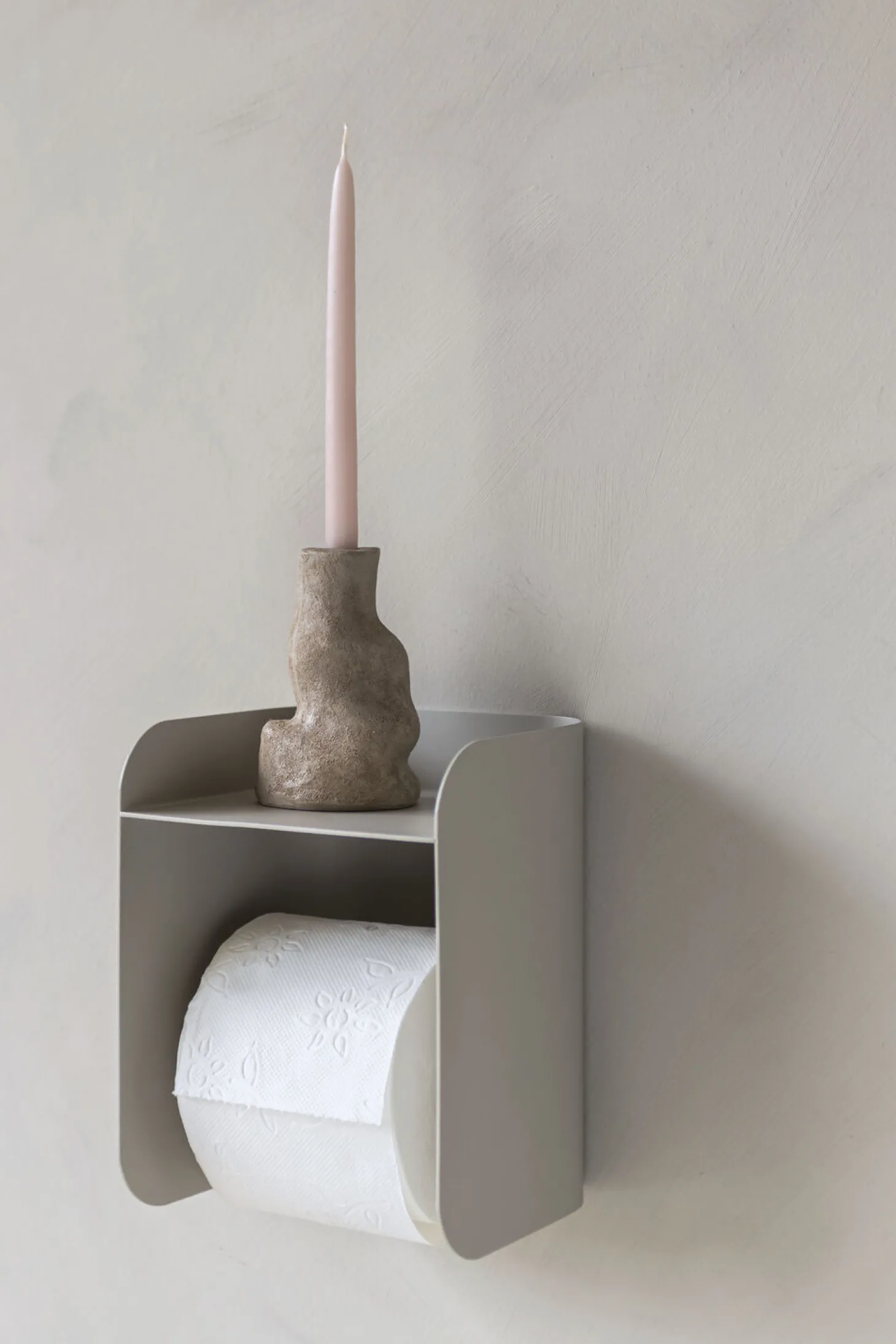 Mette Ditmer - CARRY toiletrulleholder, sandgrå