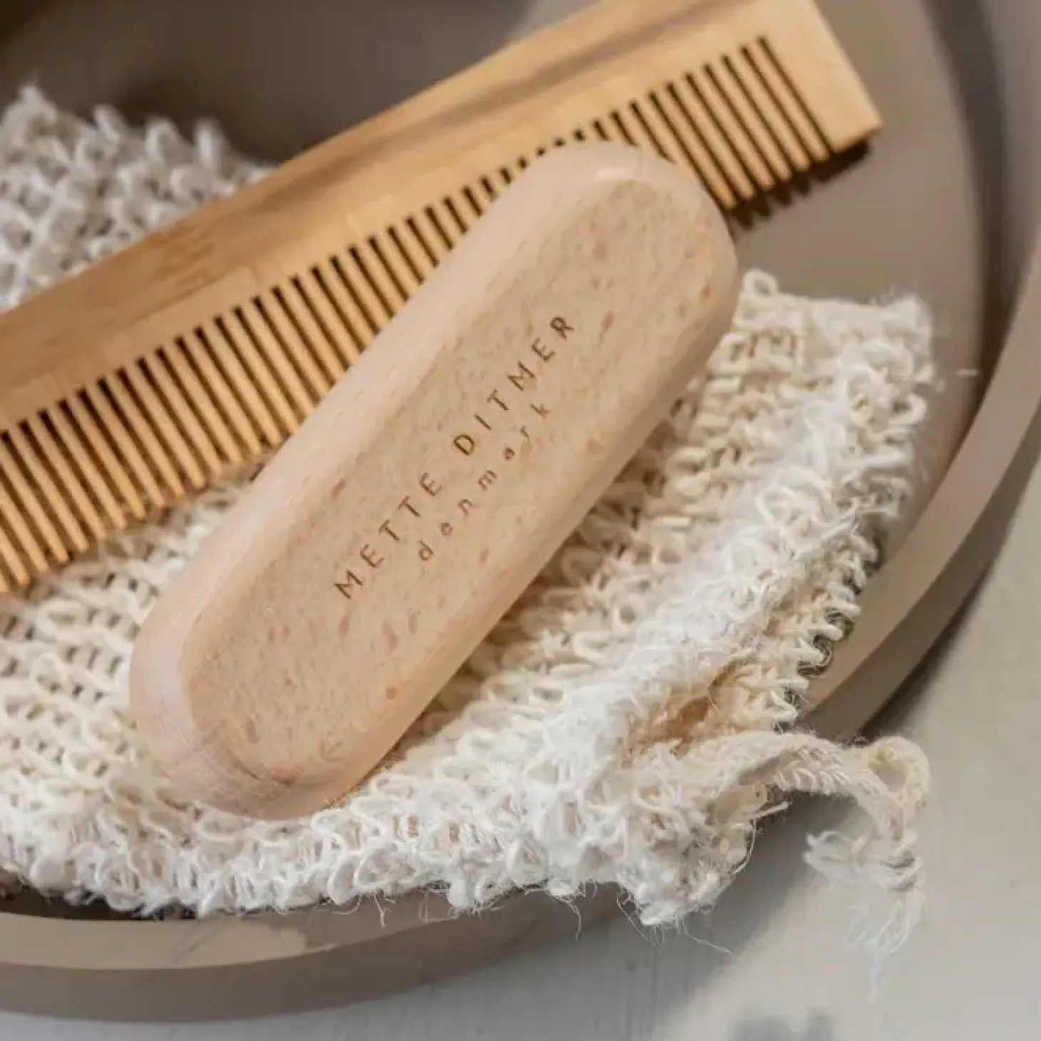 Mette Ditmer - CLEAN - Skrubbeklude, 2-pak, off-white