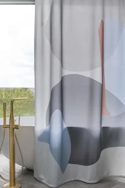 Mette Ditmer - GALLERY badeforhæng - Lysegrå