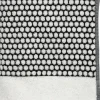 Mette Ditmer - GRID håndklæde, sort / råhvid