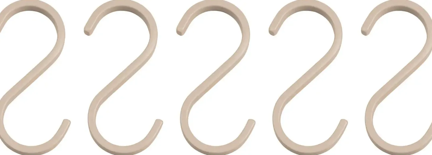 Mette Ditmer - HANG-IT S-hook, 5-pack - Sand