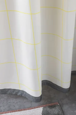 Mette Ditmer - MESH shower curtain - Yellow