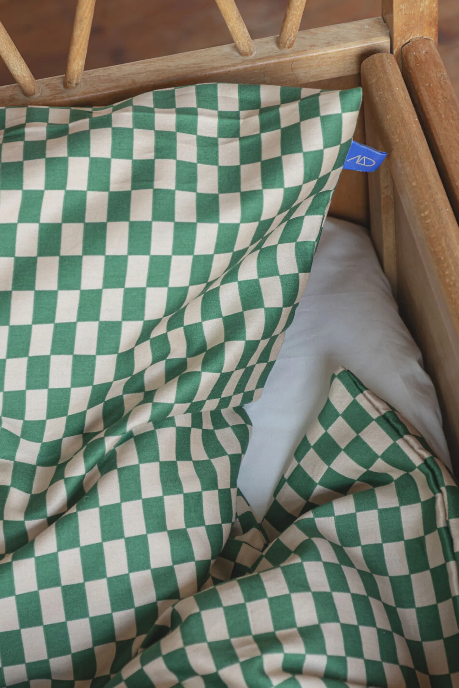 Mette Ditmer - MINI junior bed set - Pine green / Tan