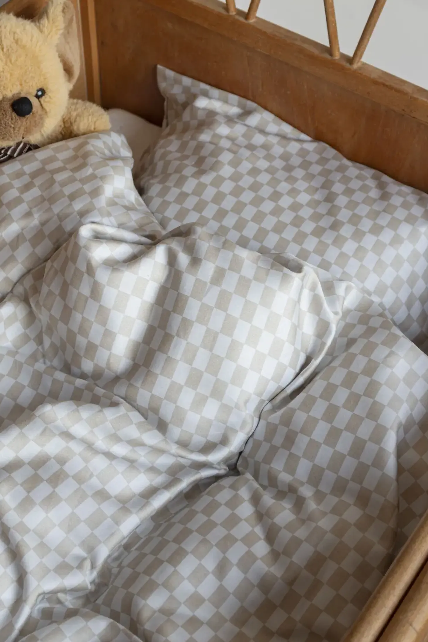 Mette Ditmer - MINI junior bed set - Sand / Light grey
