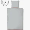 Mette Ditmer - MINI-sengesæt - Light blue/Tan - W140 x L200 cm