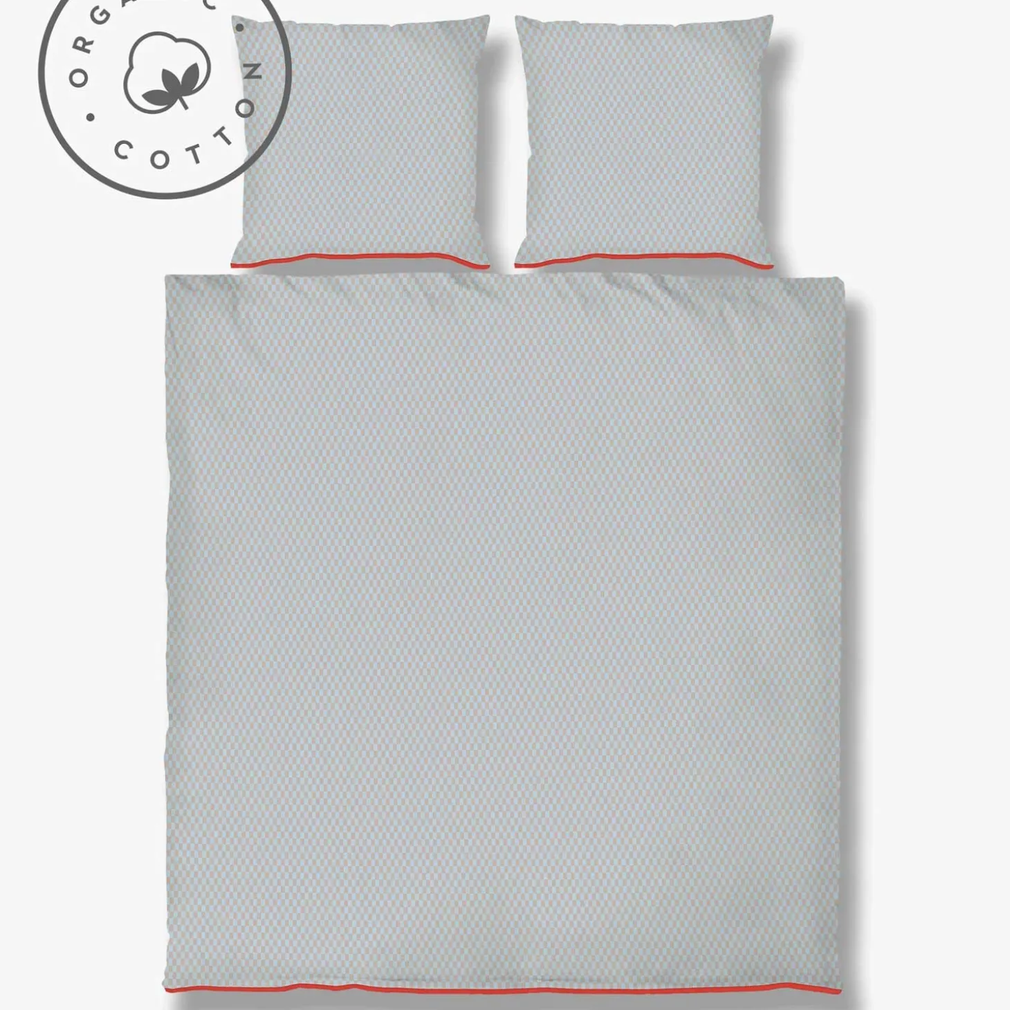 Mette Ditmer - MINI-sengesæt - Light blue/Tan - W200 x L220 cm