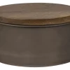 Mette Ditmer - MODEST-lågkrukke - Walnut