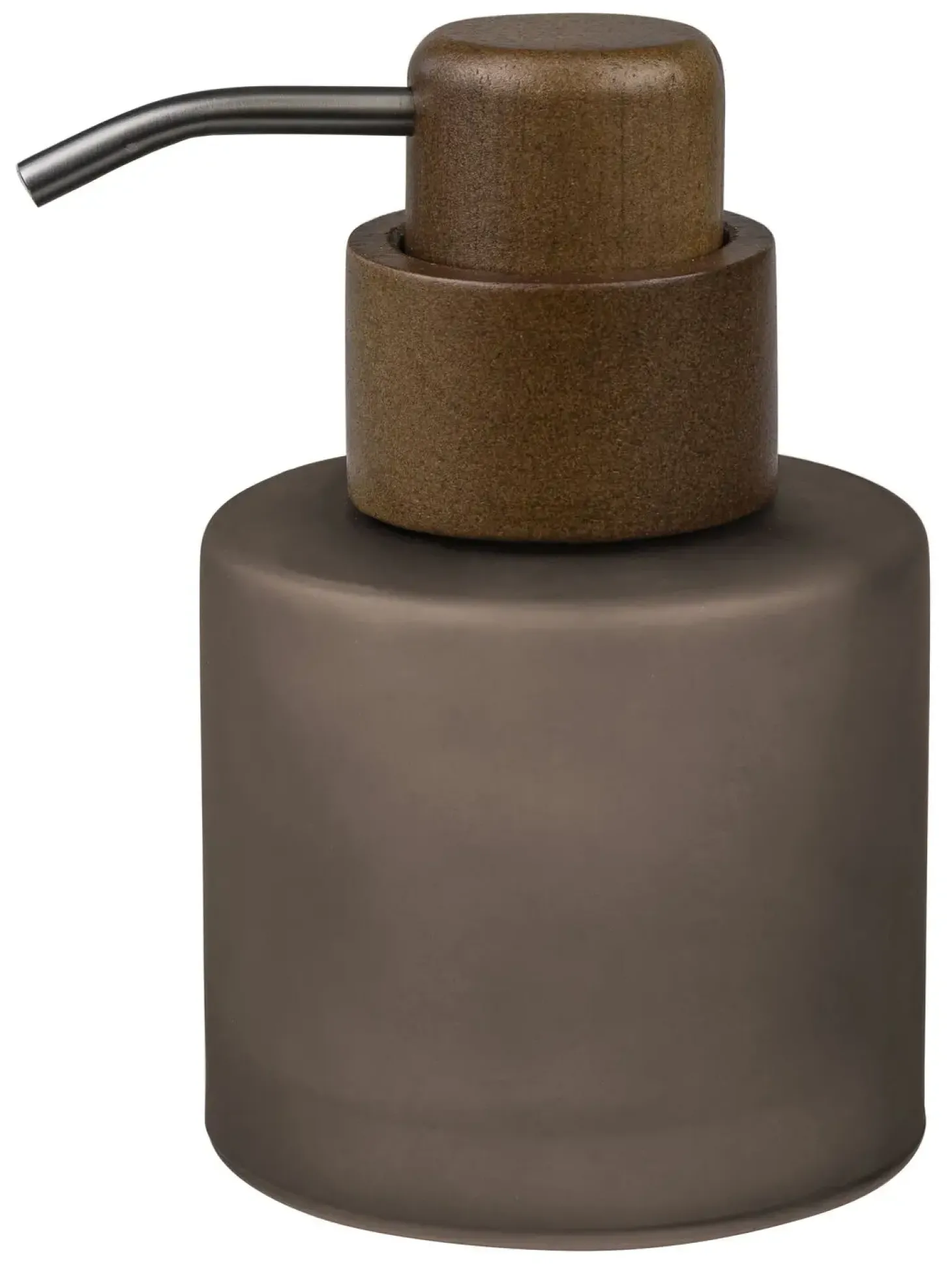 Mette Ditmer - MODEST-sæbedispenser - Walnut - Ø9 x H14 cm