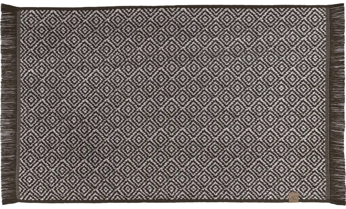 Mette Ditmer - MOROCCO-bademåtte - Chocolate/Off-white - W50 x L80 cm