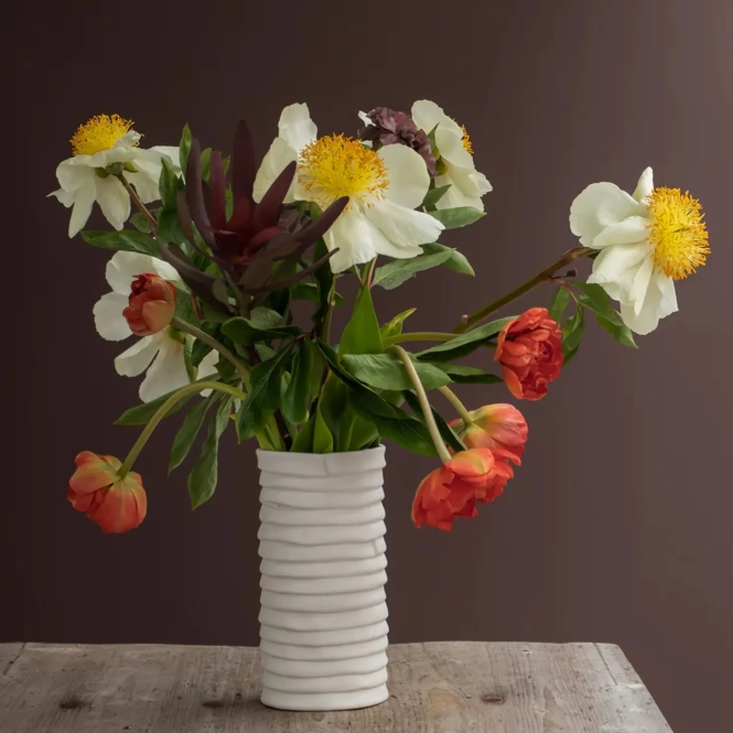 Mette Ditmer - RIBBON Vase - Large - Off-white