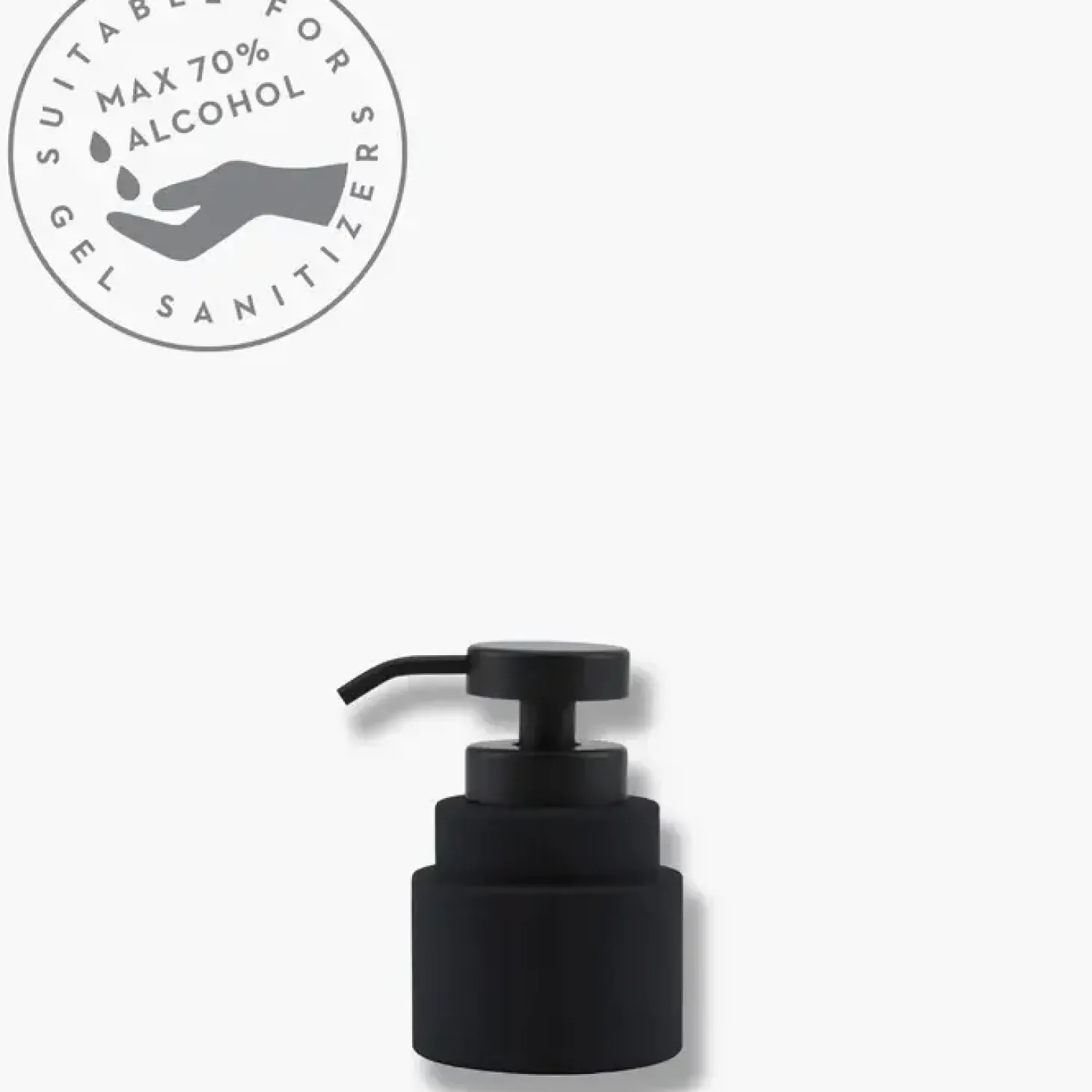 Mette Ditmer - SHADES dispenser, lav, Sort