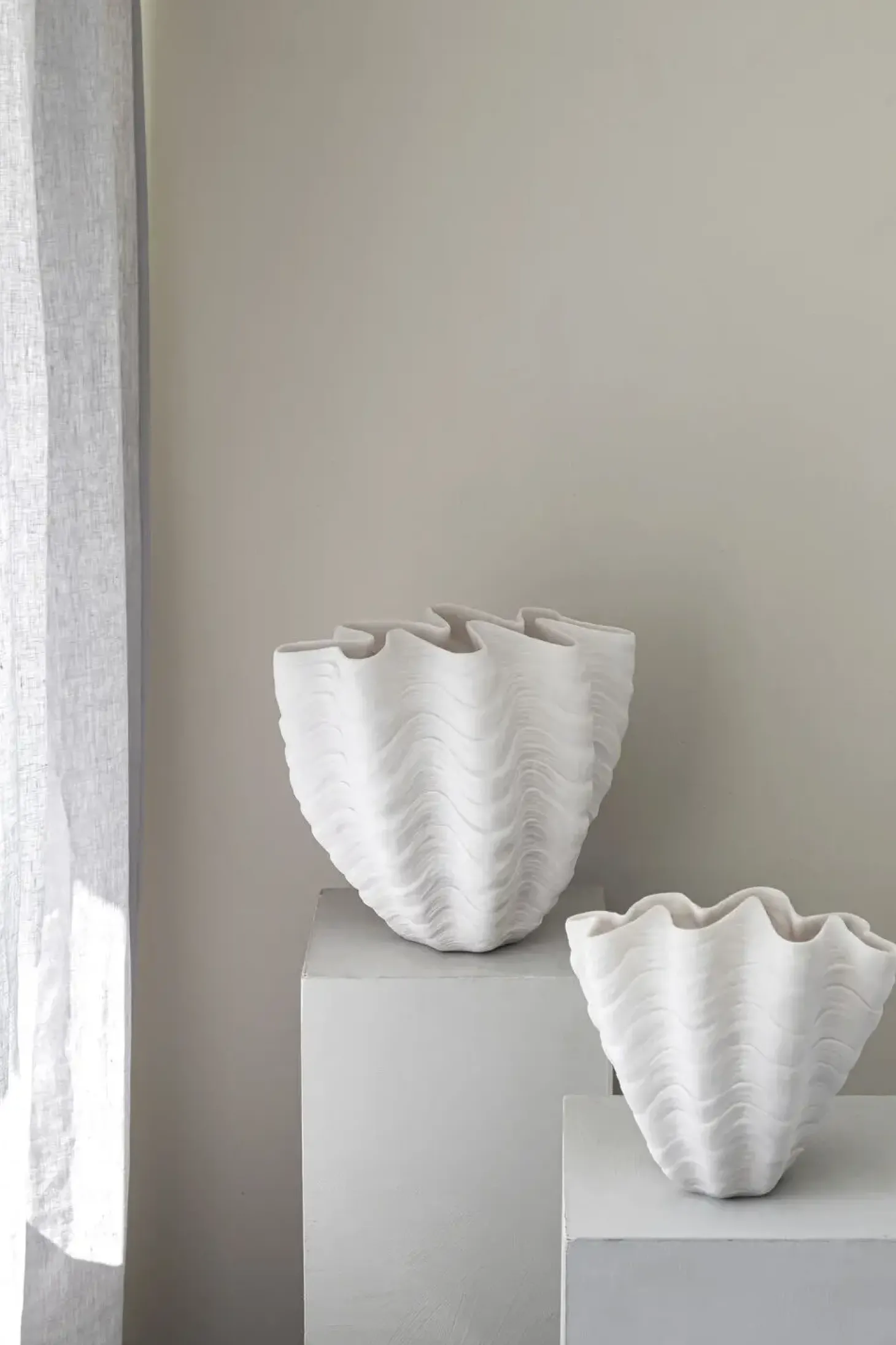 Mette Ditmer - SHELL-vase - Large - Off-white