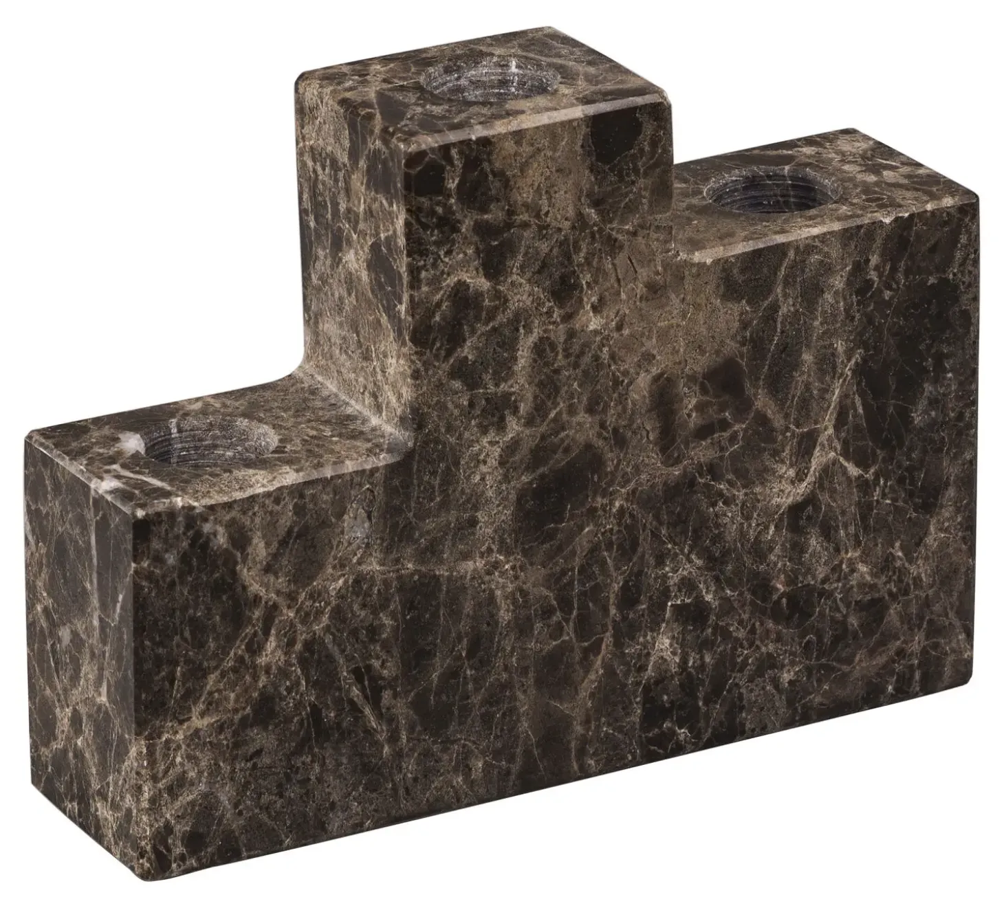 Mette Ditmer - STEP trio-lysestage - Brown