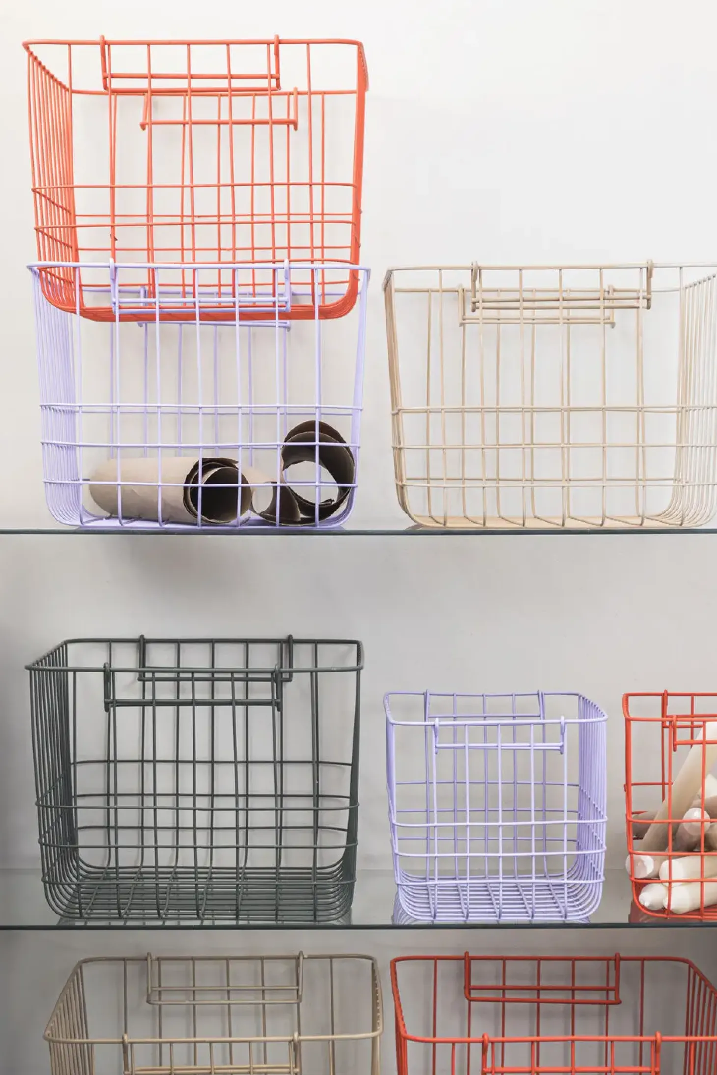 Mette Ditmer - STORE-IT trådkurv - Medium - Thyme green