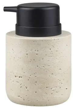 Mette Ditmer - TRAVERTINE dispenser, low - Linen