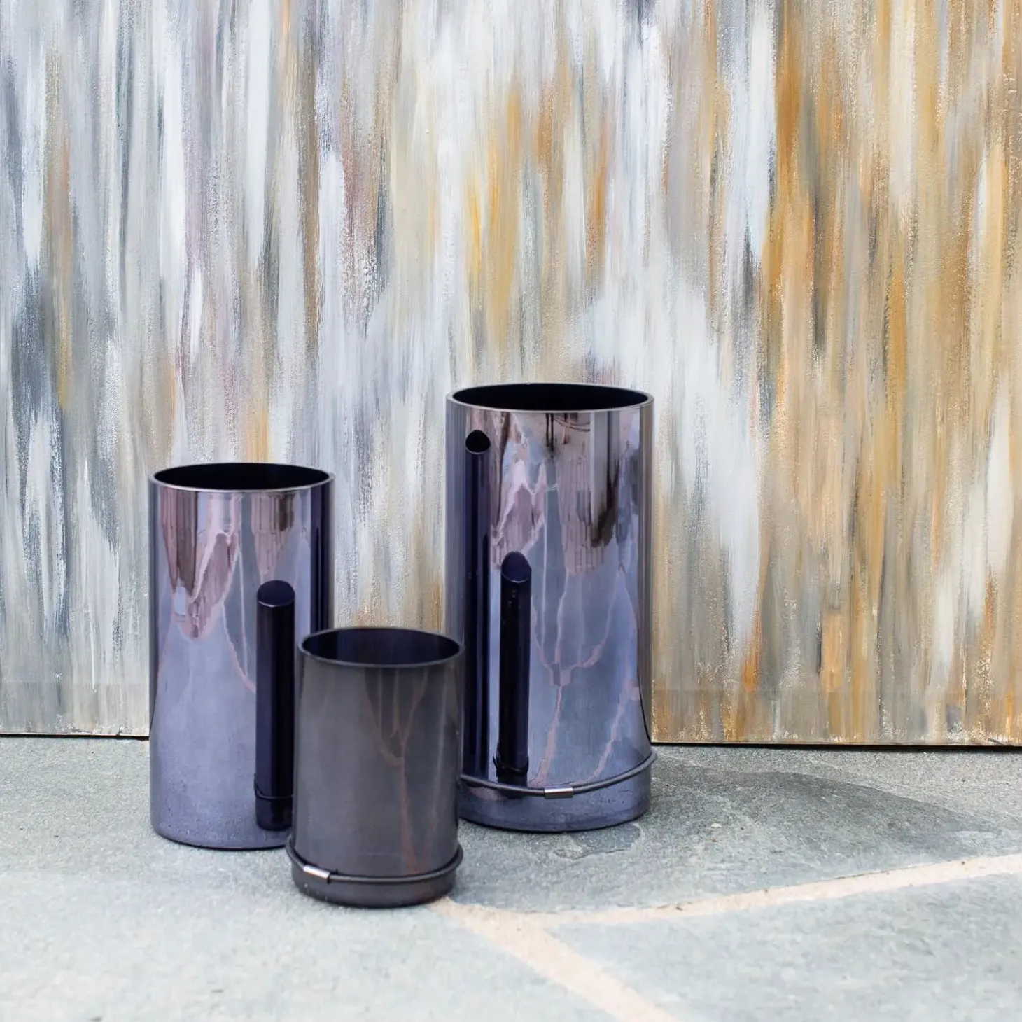 MiLLE W NORDISK DESIGN - Lyslygte/Vase i large (Sort)