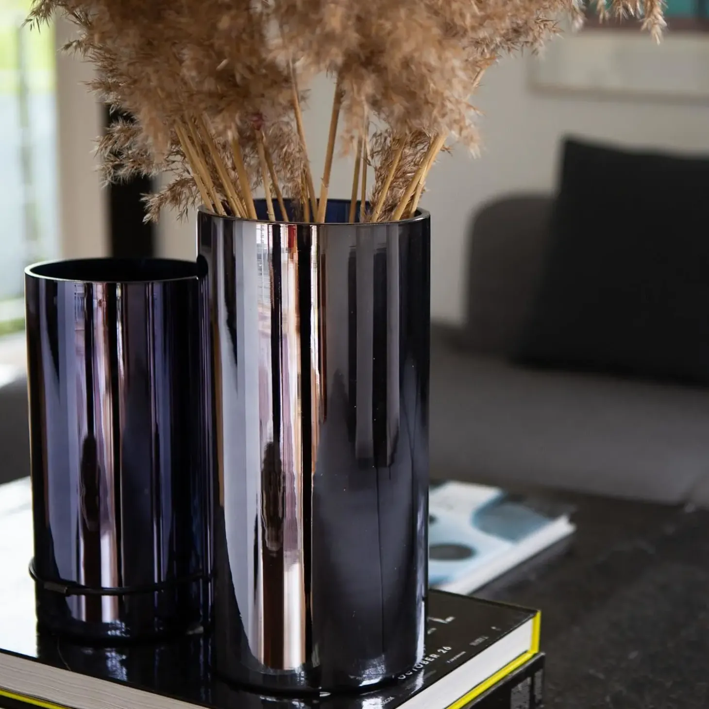 MiLLE W NORDISK DESIGN - Lyslygte/Vase i large (Sort)