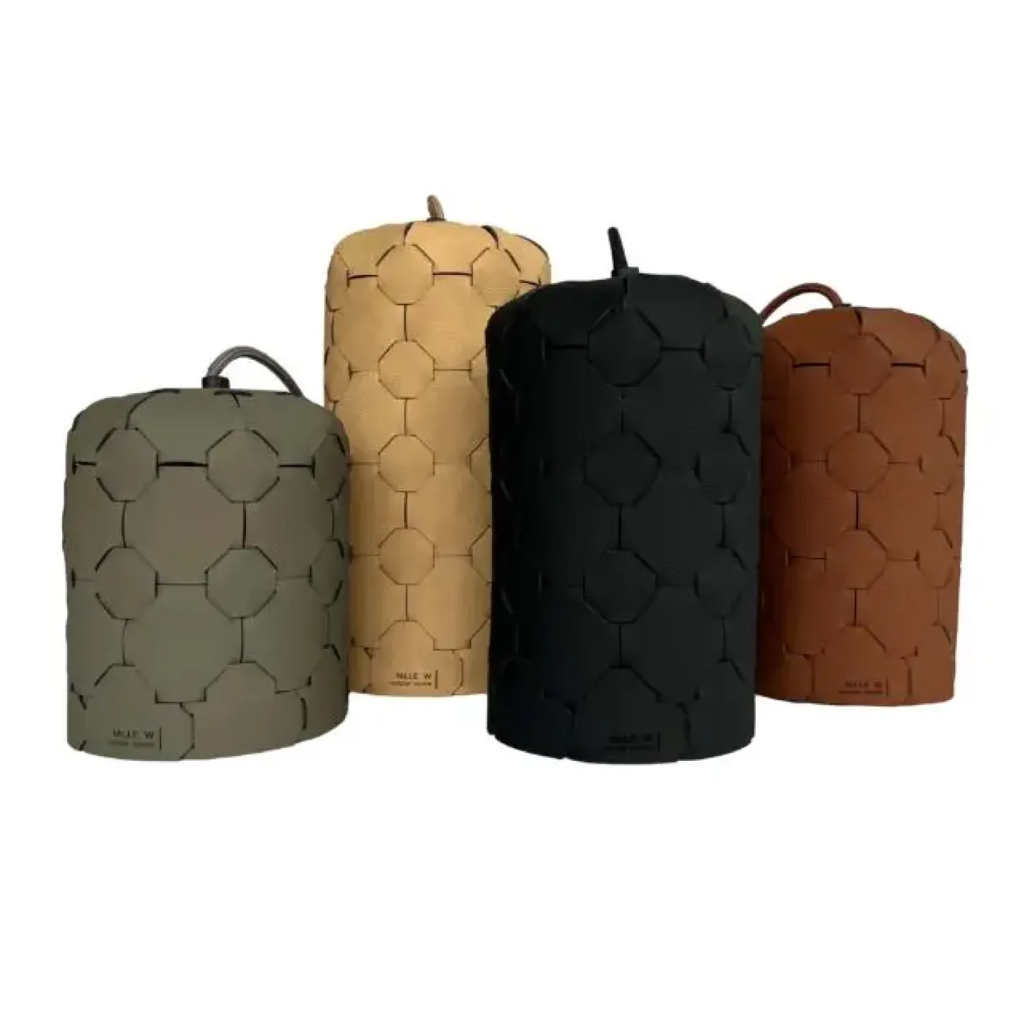 MiLLE W NORDISK DESIGN - Polar Lights - Pendel - Grå læder - Medium