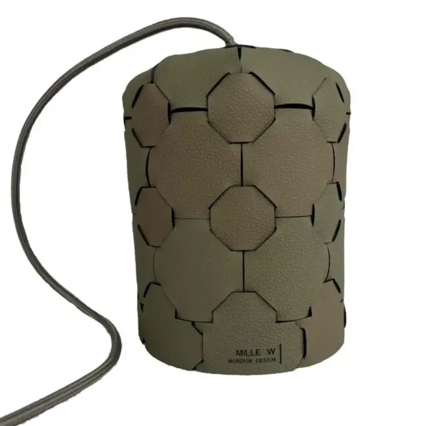 MiLLE W NORDISK DESIGN - Polar Lights - Pendel - Grå læder - Large