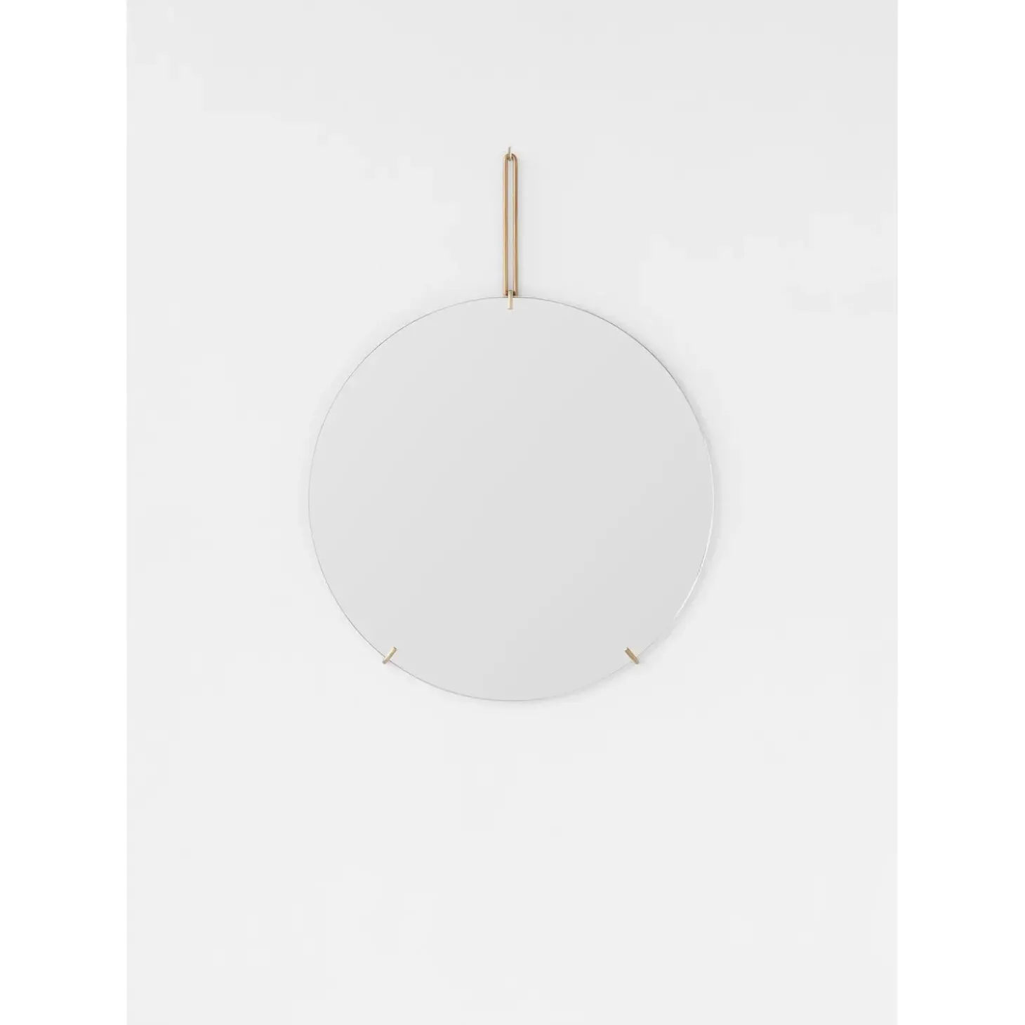 MOEBE - Wall Mirror Ø30 - Brass