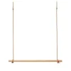 Moudhome - OAK Bøjlestang Med Læder - 80 cm