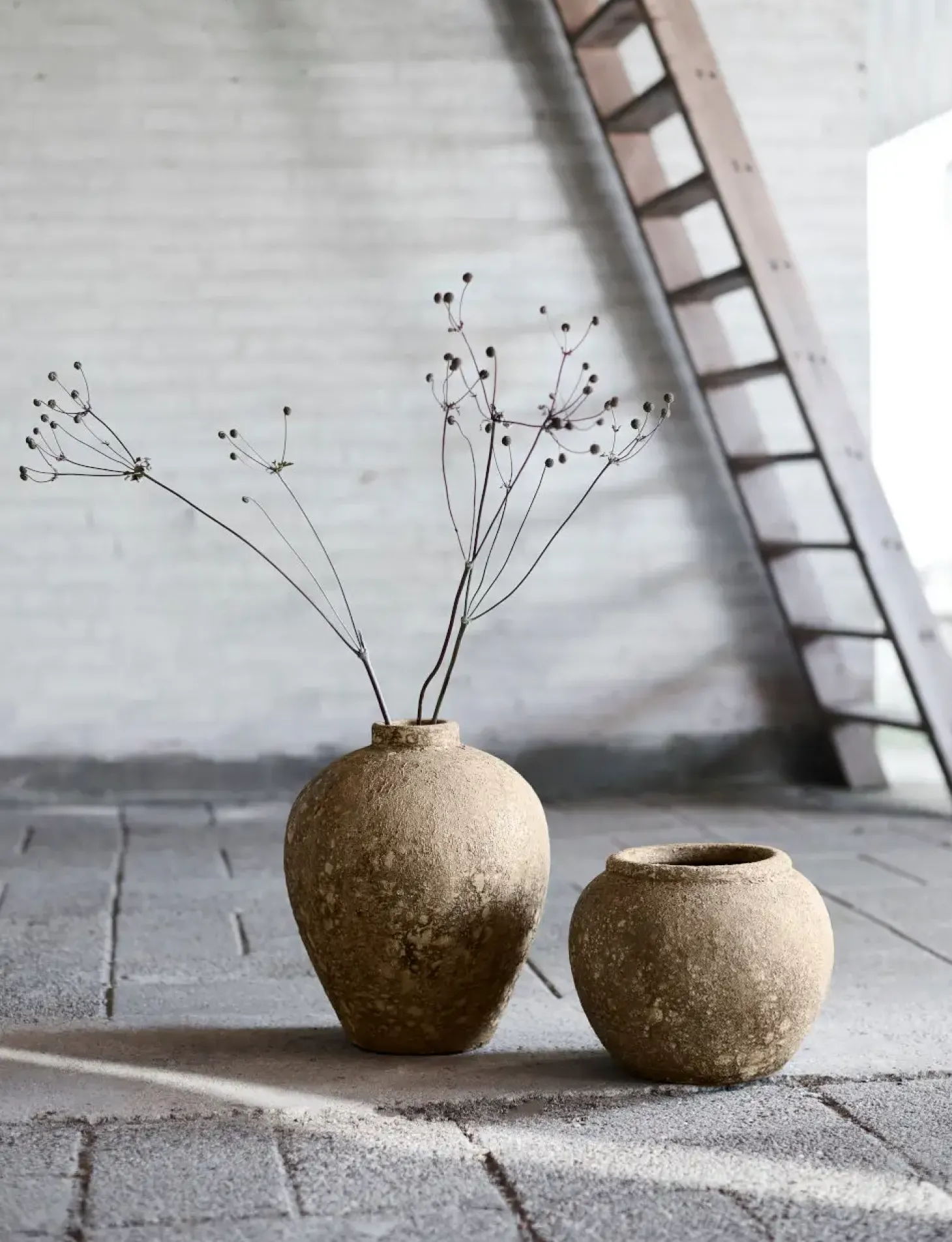 Muubs - Krukke Luna Beige 25 - Beige - Terrakotta