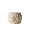 Muubs - Krukke m. låg Batu - Creme - Rustik Marmor