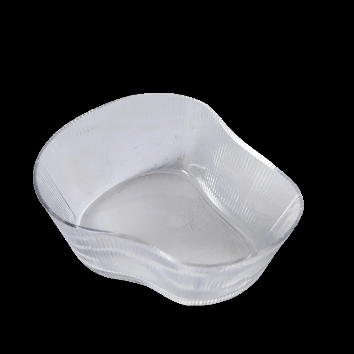 Muubs - Skål Ripe L - Klar - Glas