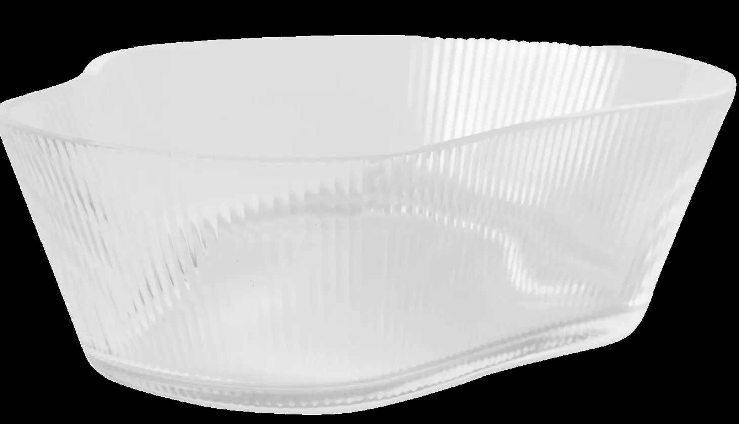Muubs - Skål Ripe L - Klar - Glas